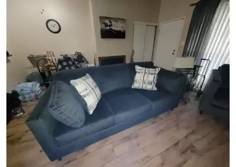 Couch with sofa chair